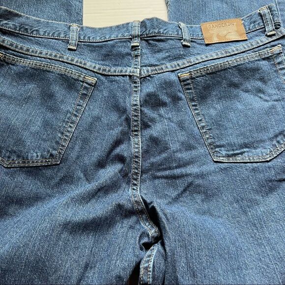 Gander Jeans Blue Men's 38x30 100% cotton 5 pocket excellent condition - Picture 7 of 9